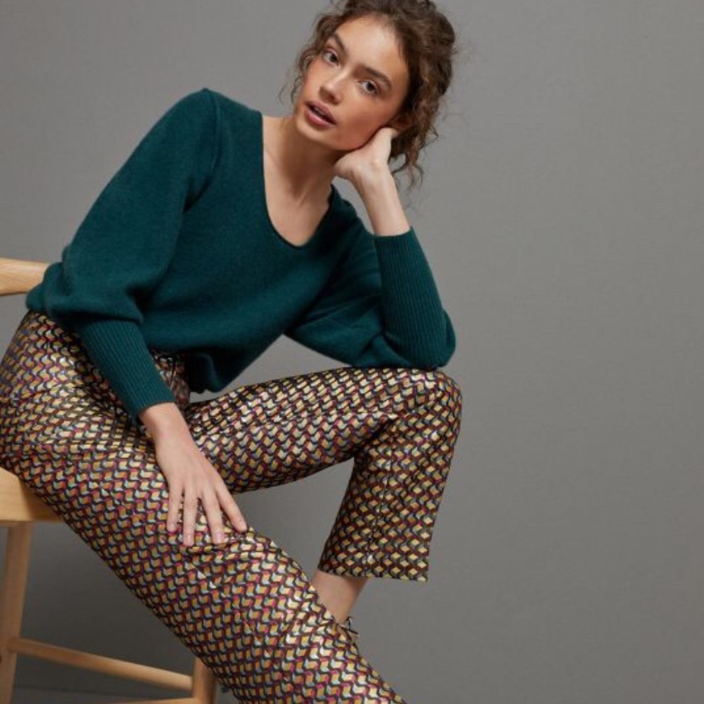 Anthropologie | ESSENTIAL SLIM STRAIGHT TROUSERS